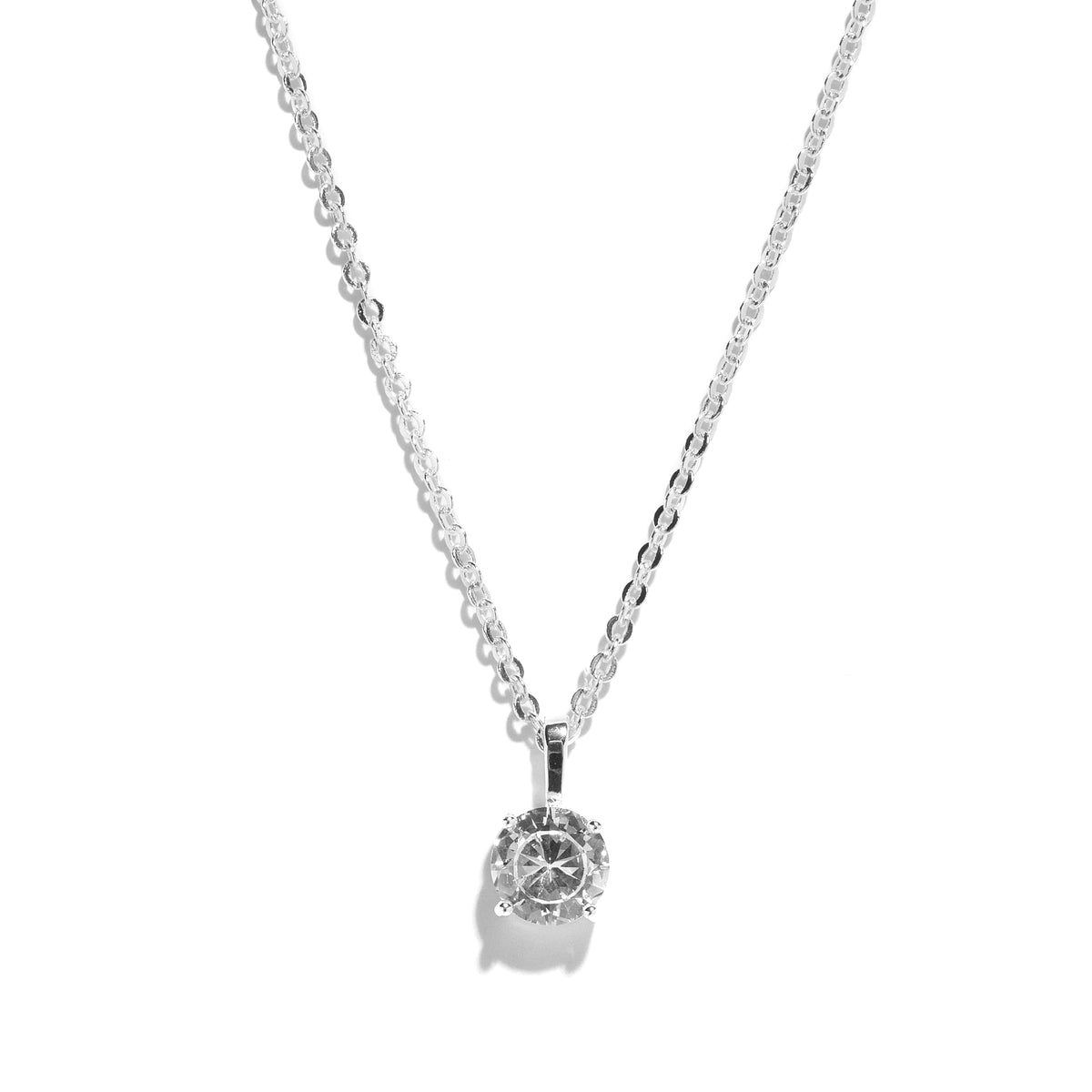 "Sugar Coated" Diamond Simulant Pendant Luciana Rose Jewelry