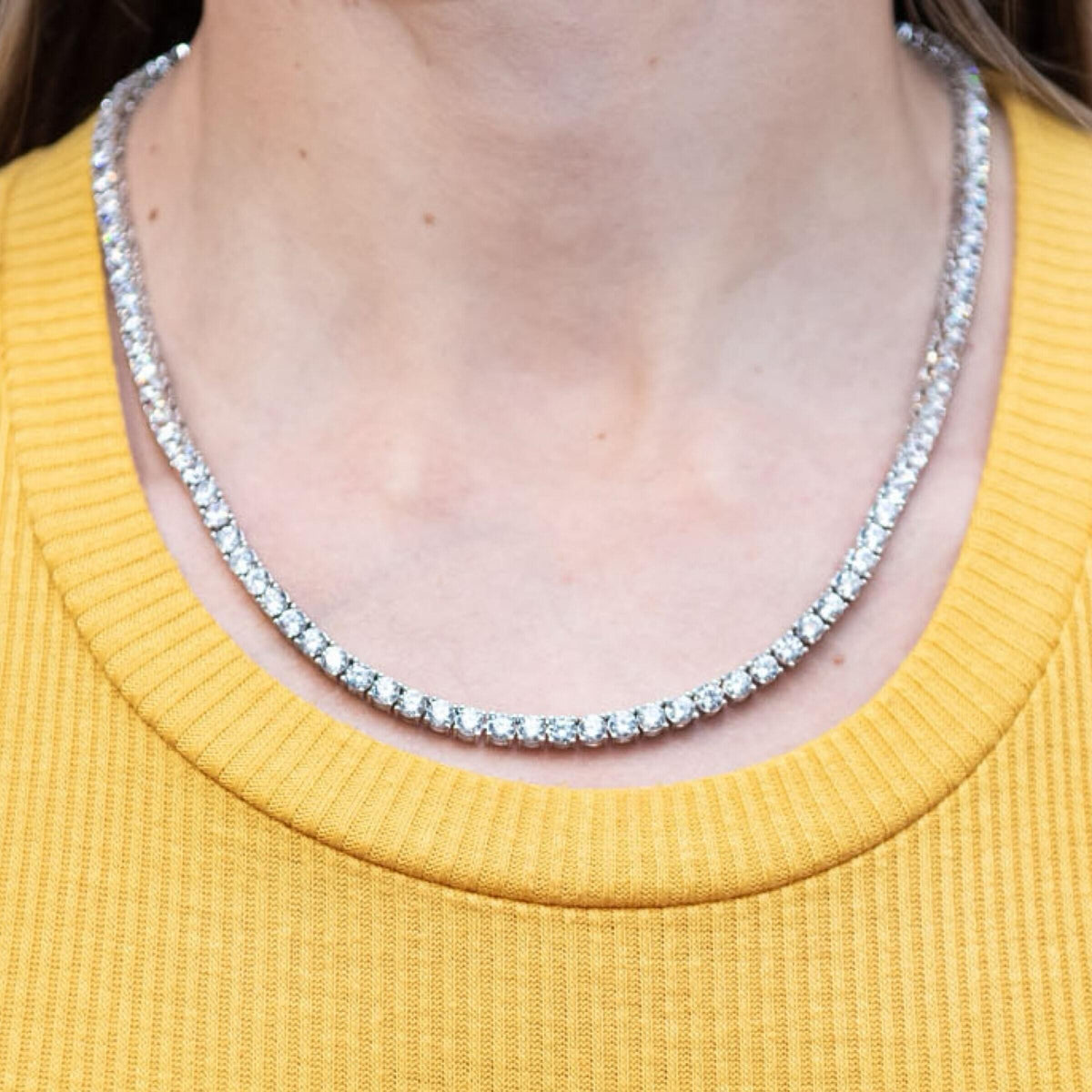 Tennis Necklace Luciana Rose Jewelry