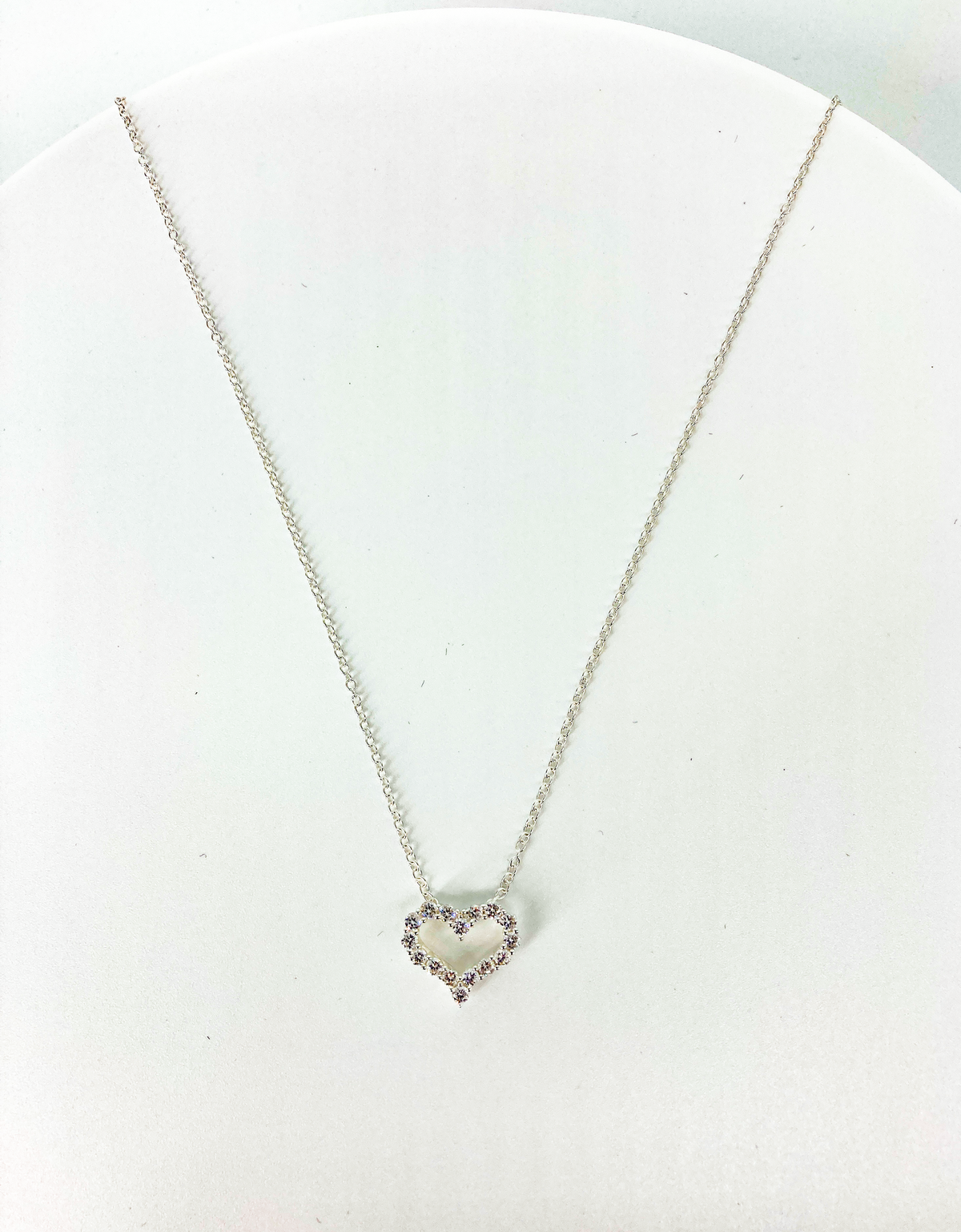 “Heart-Breaker” Sterling Silver Necklace